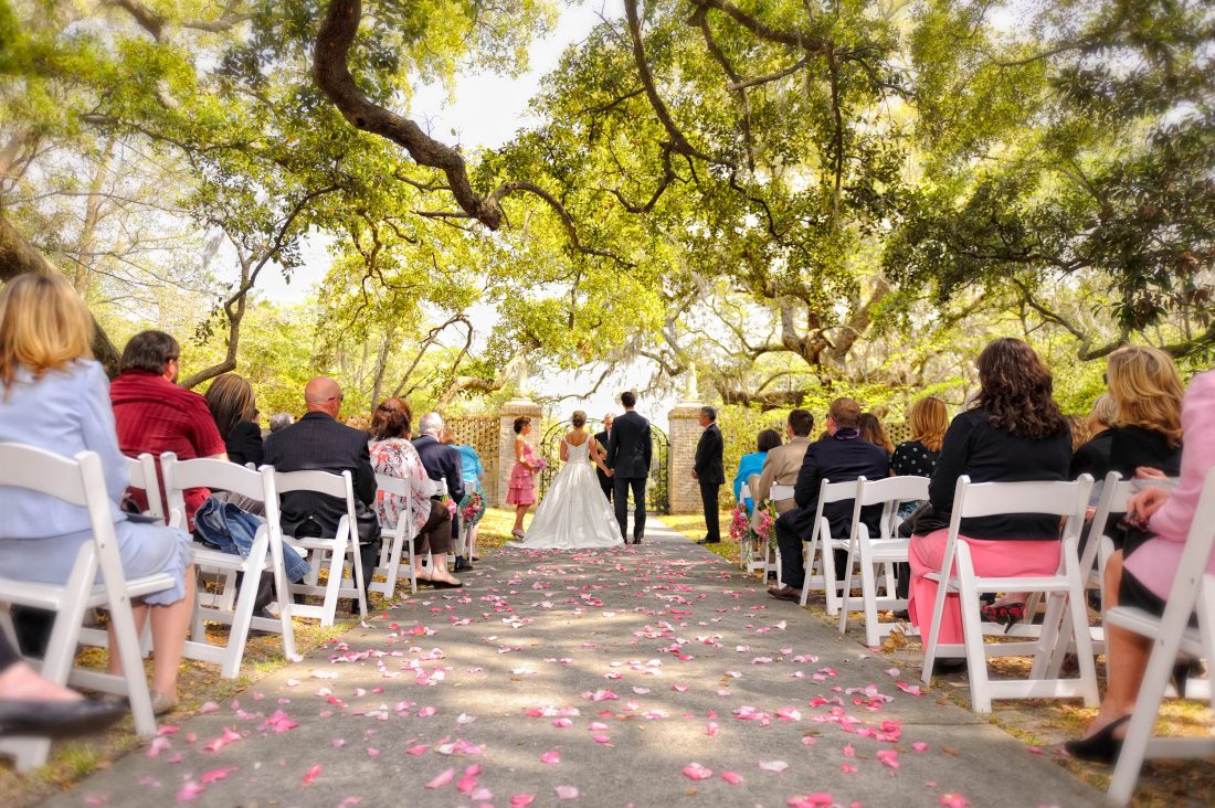 Beautiful spot for a wedding - Holiday cottage walkway at Brookgreen Gardens