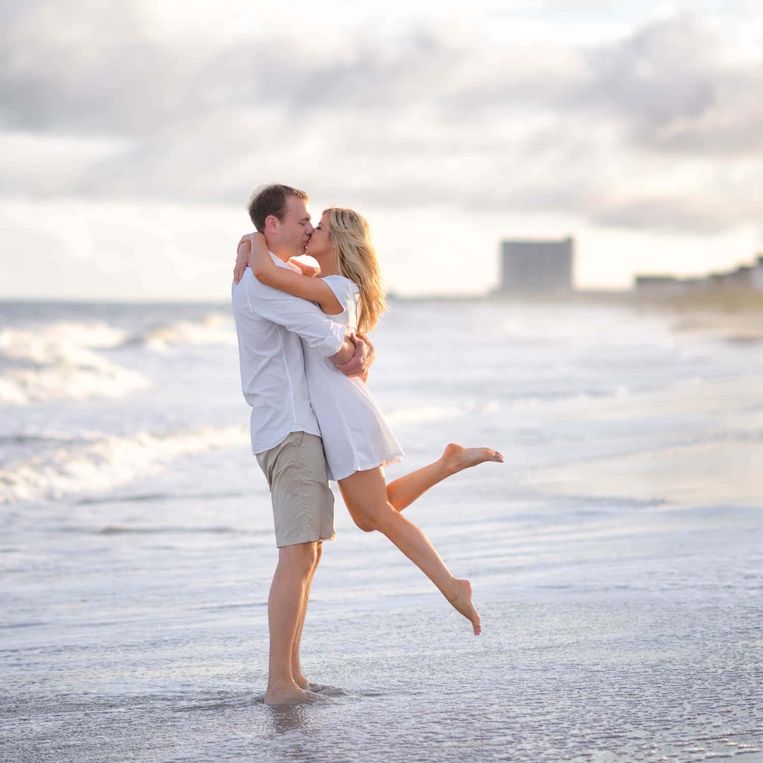 Beach Engagement Photos