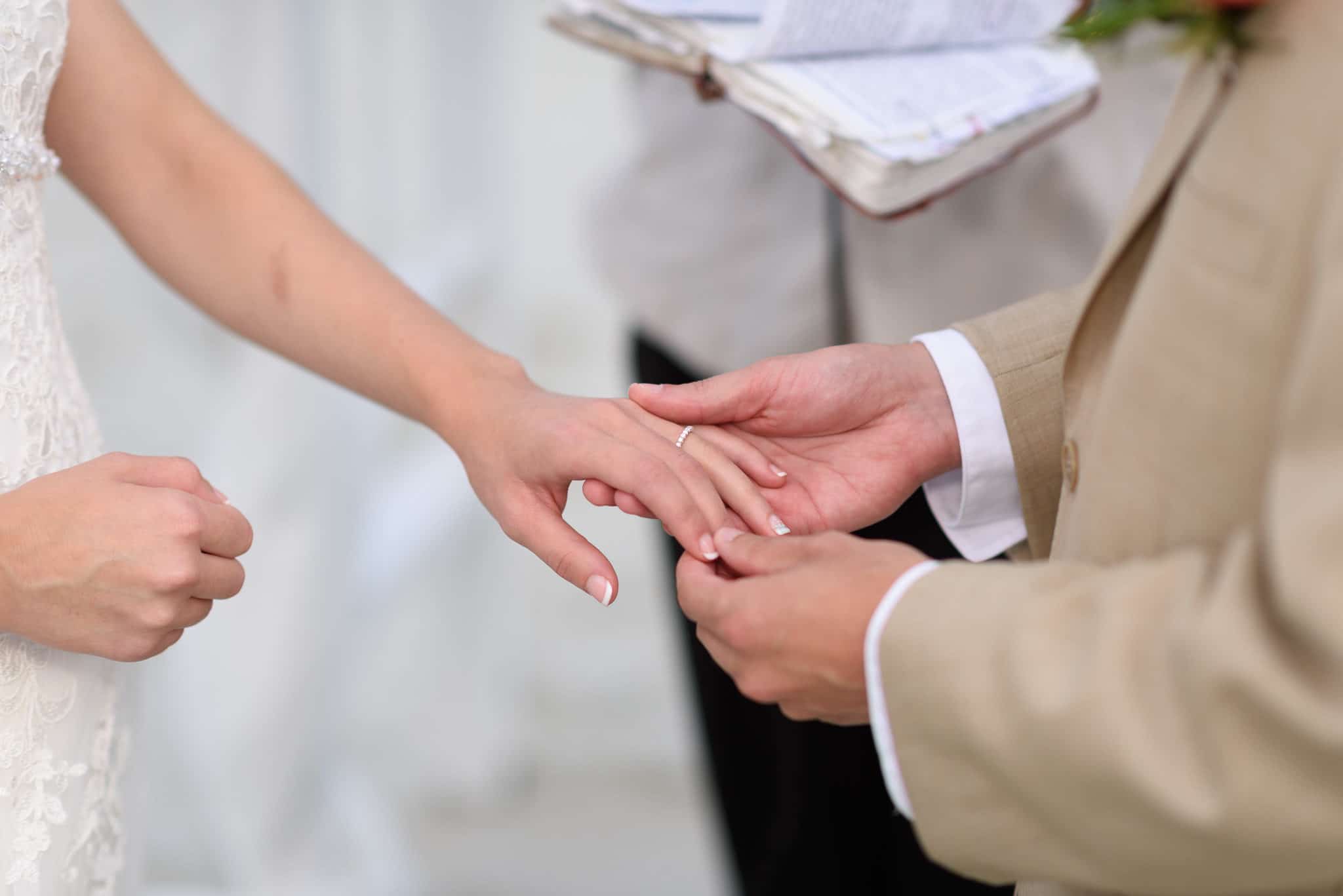 Hilton at Kingston Plantation wedding with a ceremony on the beach