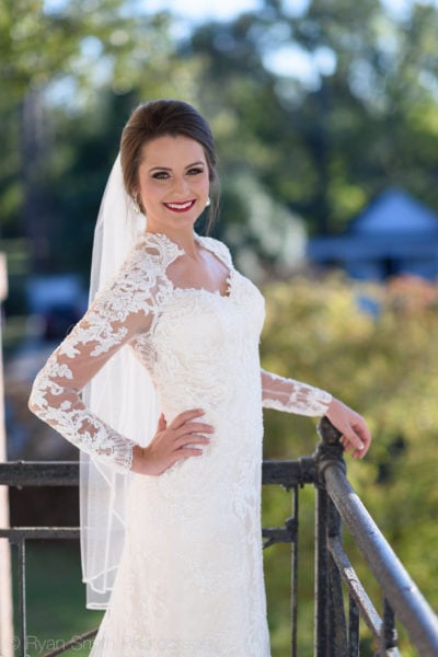 Beautiful bridal portraits at Rosewood Manor in Marion, SC