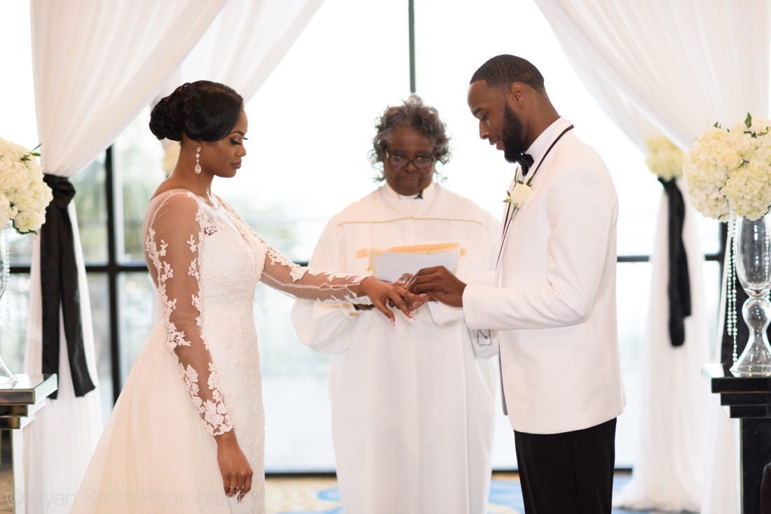 Winter wedding at the Doubletree Resort in Myrtle Beach