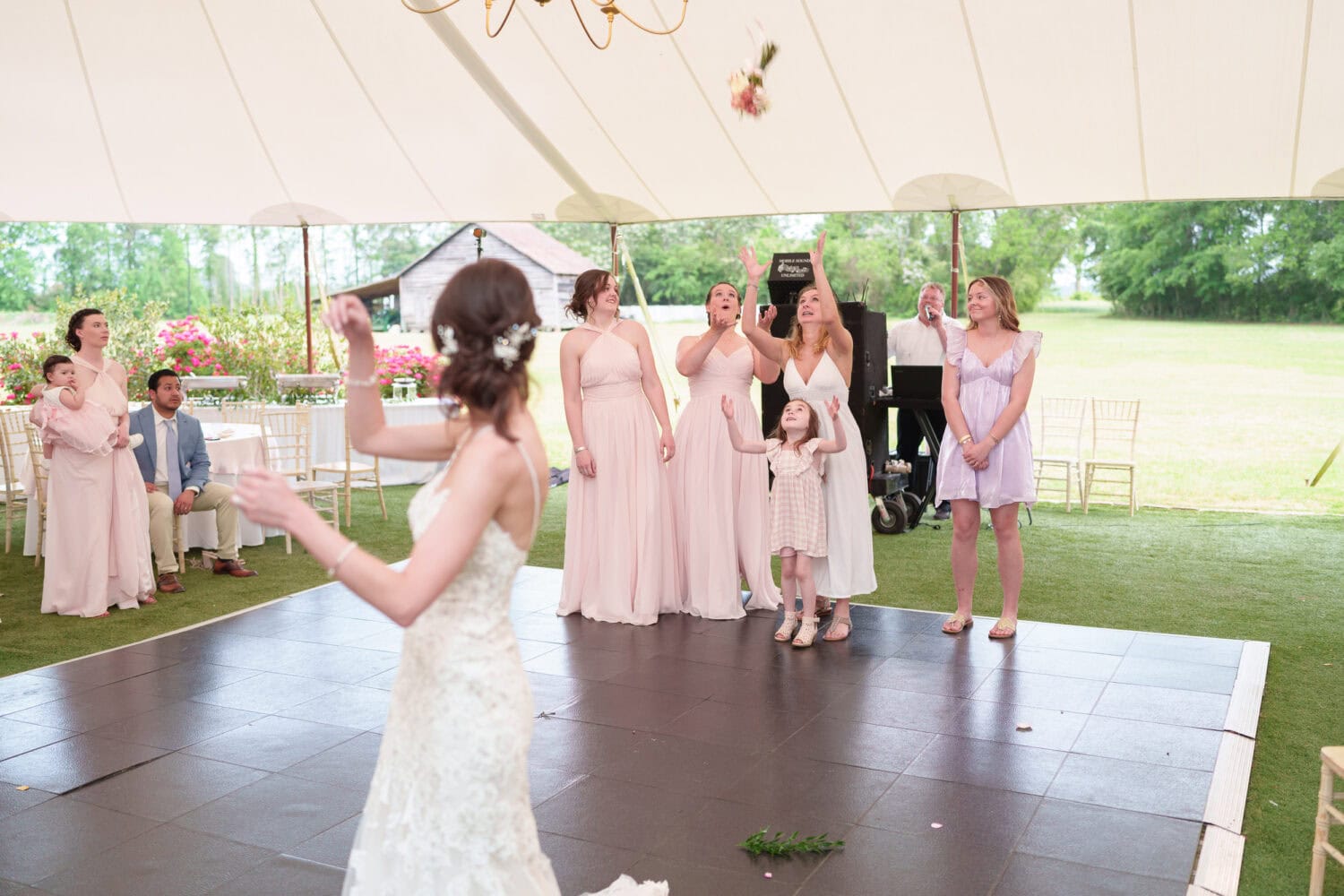 Dancing under the tent - Tanglewood Plantation