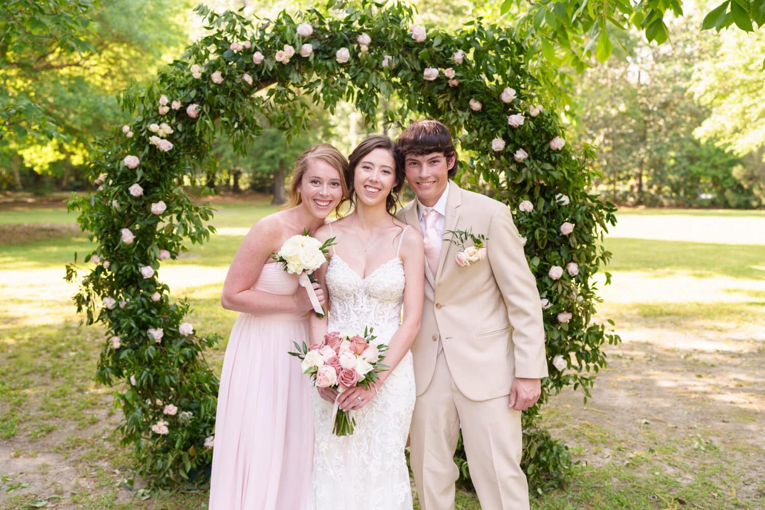 Family pictures after the ceremony - Tanglewood Plantation