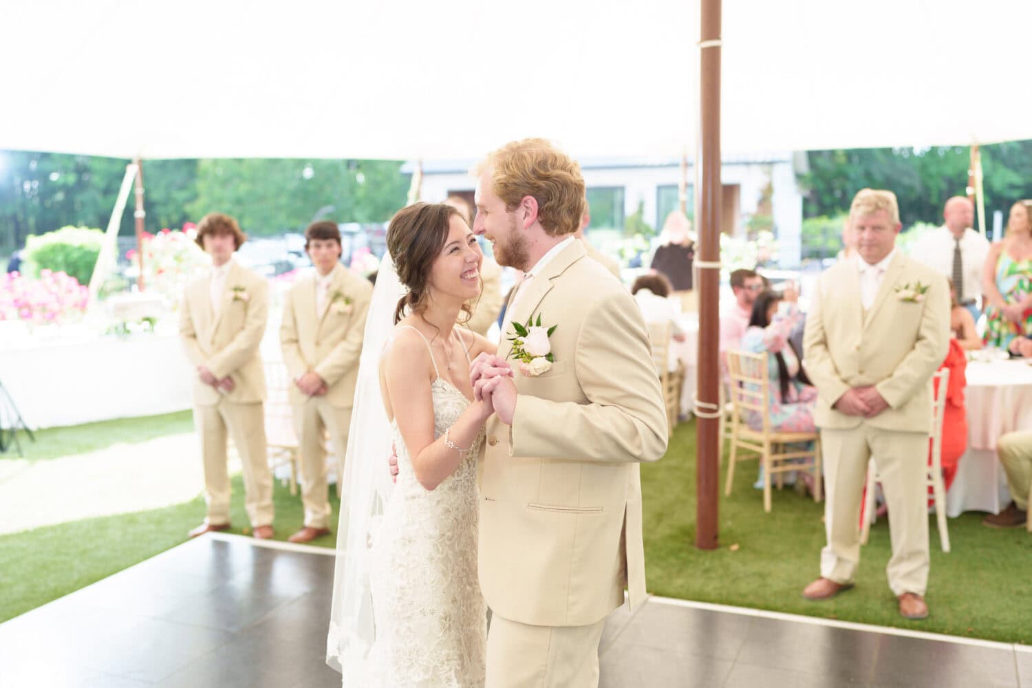 First dance under the tent - Tanglewood Plantation