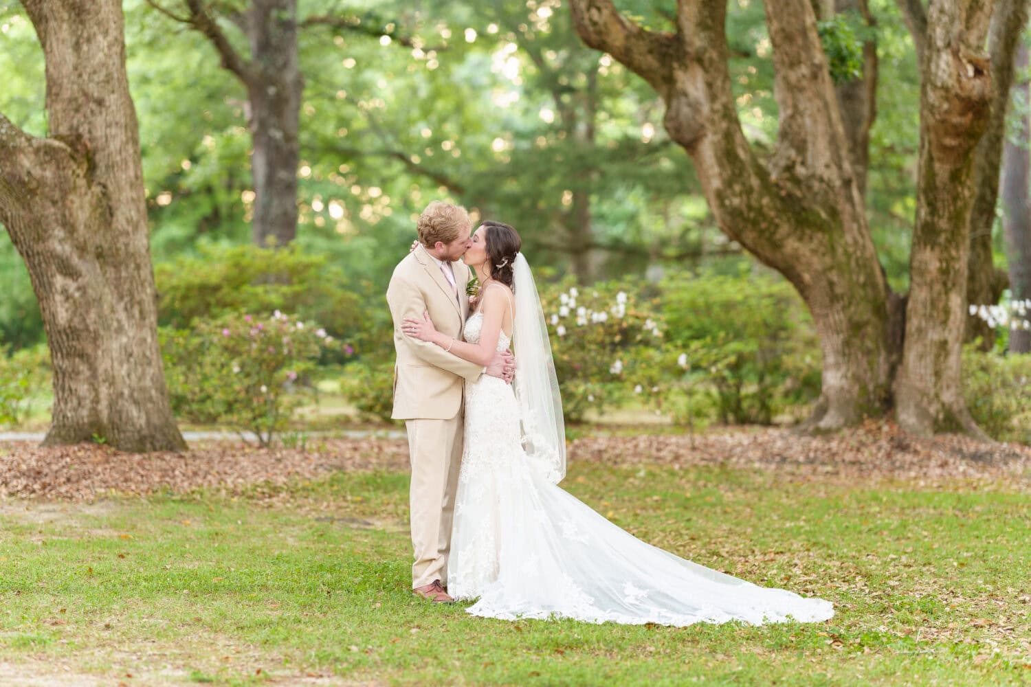 Kiss under the trees - Tanglewood Plantation