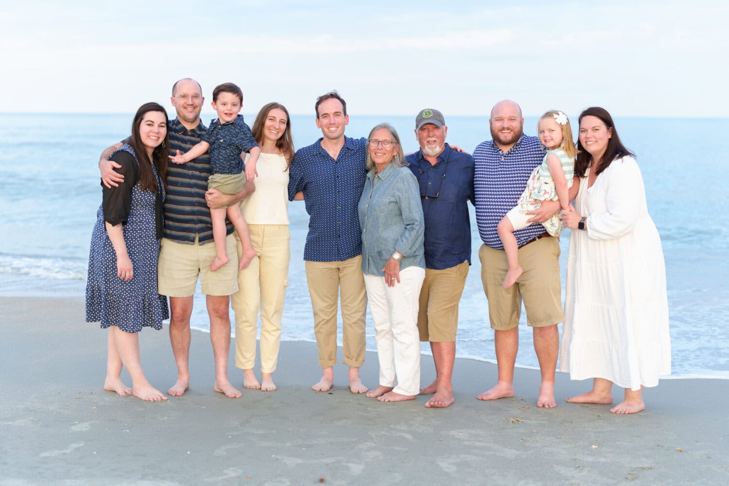 Big family by the ocean - Huntington Beach State Park