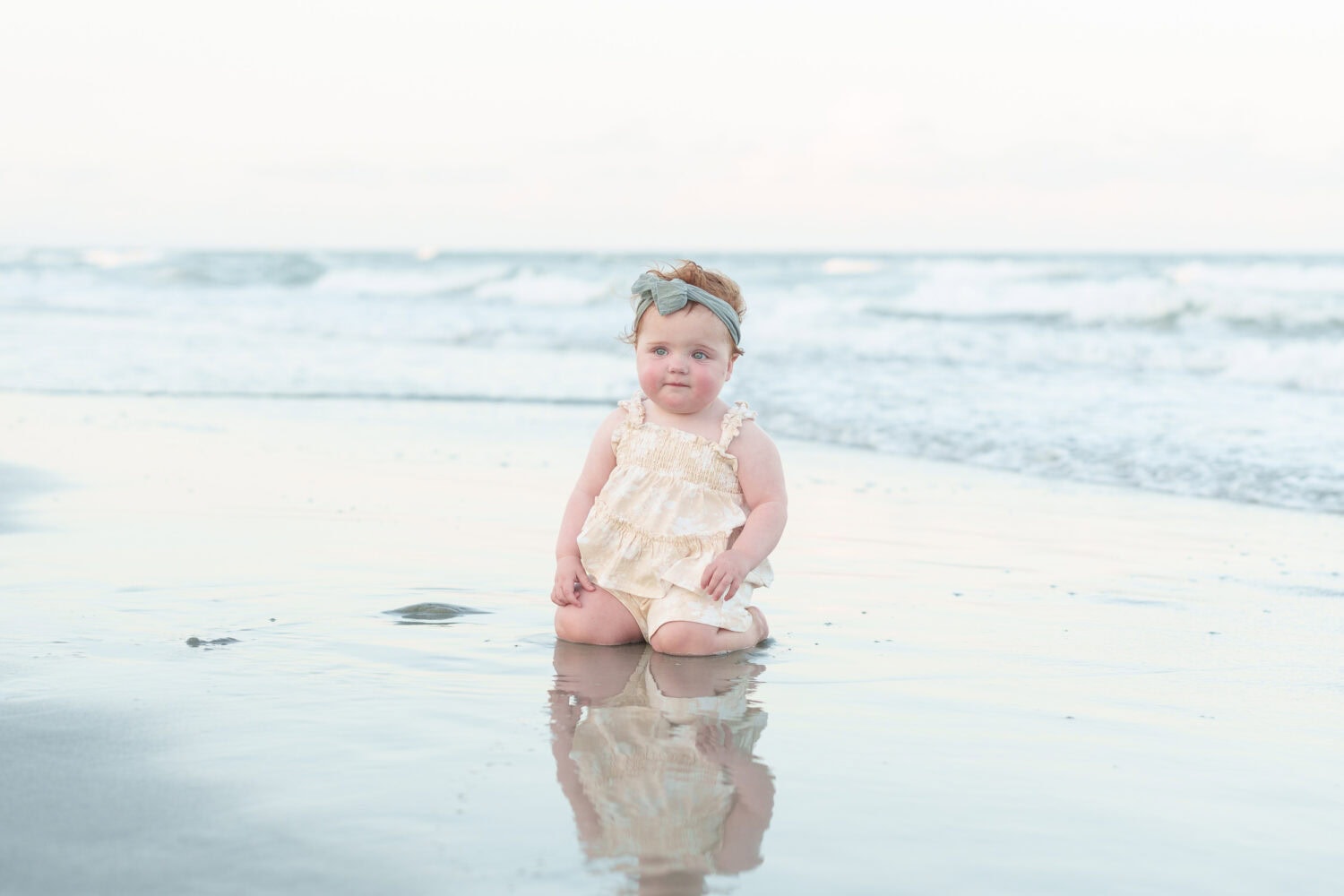 Baby girl on the beach - North Myrtle Beach