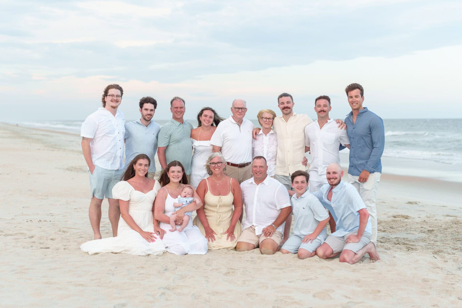 Big family by the ocean - Huntington Beach State Park