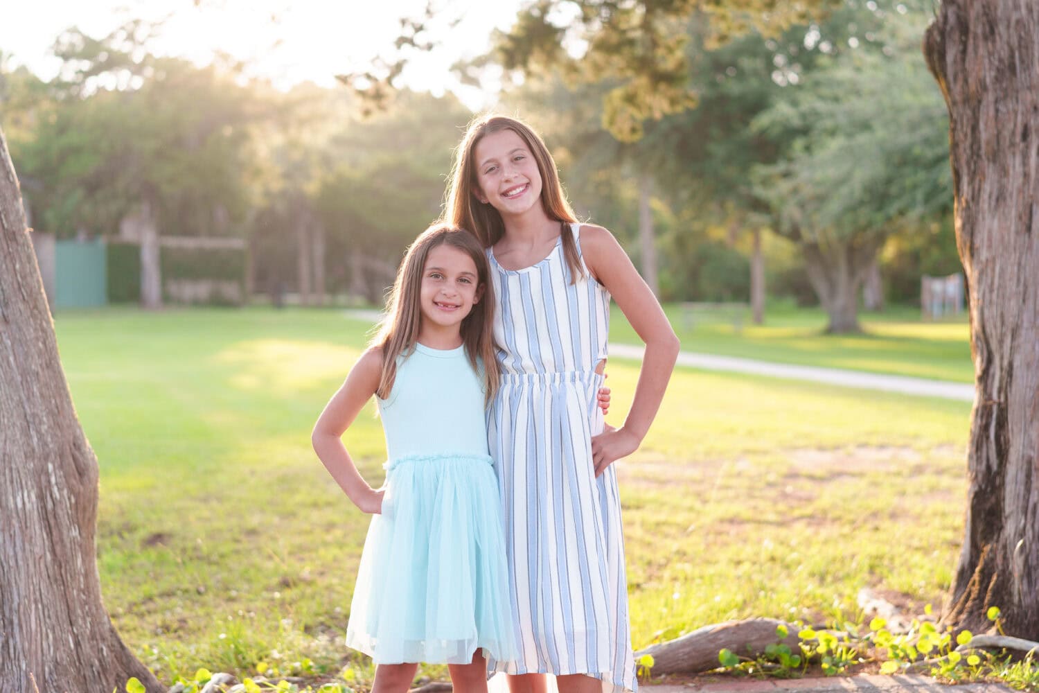 Sisters in the sunset - Huntington Beach State Park - Pawleys Island