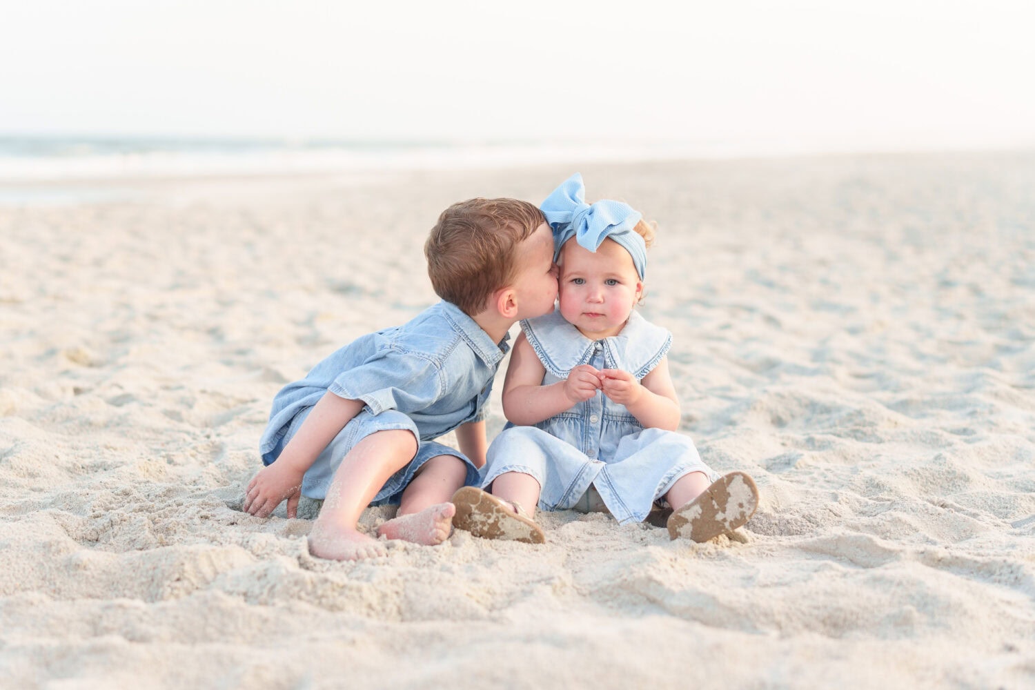 Baby brother and sister - Huntington Beach State Park - Pawleys Island