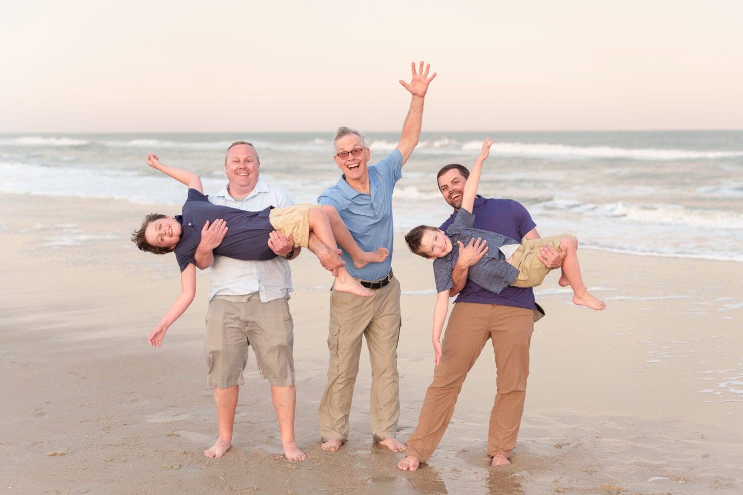 Boys having fun together - Huntington Beach State Park - Pawleys Island