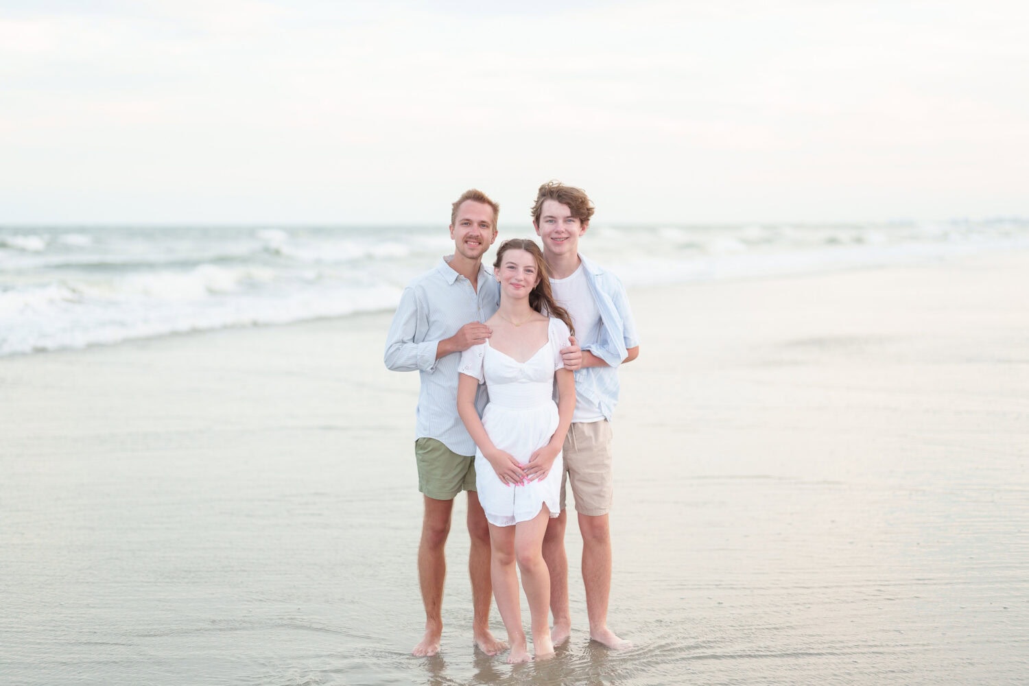 Brothers with their sister - Myrtle Beach