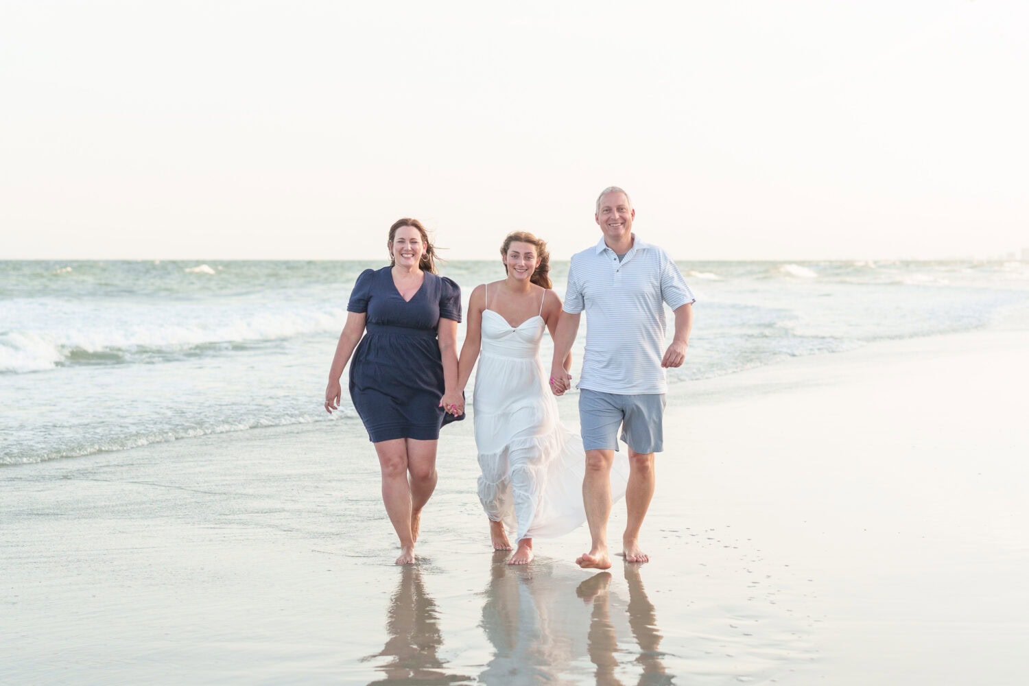 Family by the ocean - Huntington Beach State Park - Pawleys Island