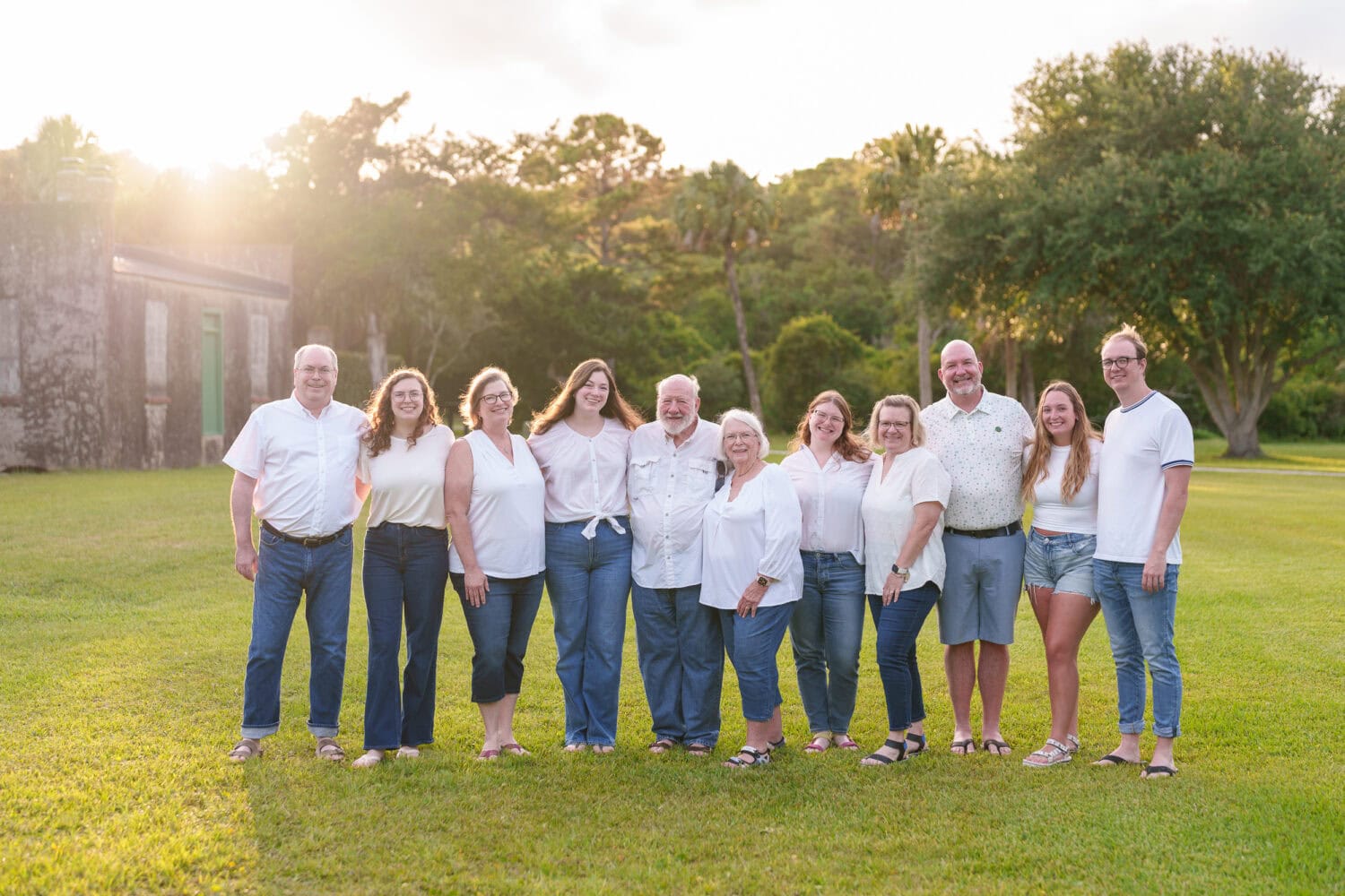 Family by the trees - Huntington Beach State Park - Pawleys Island