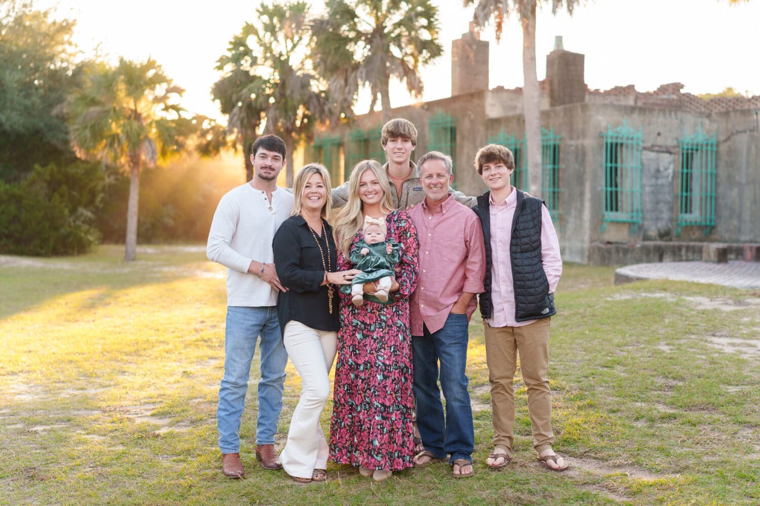 Family with new baby - Huntington Beach State Park - Pawleys Island