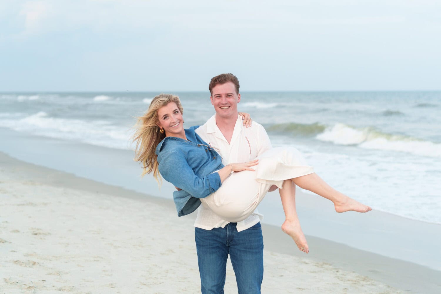 Fun family of all adults with couples and engagement pictures - Huntington Beach State Park - Pawleys Island