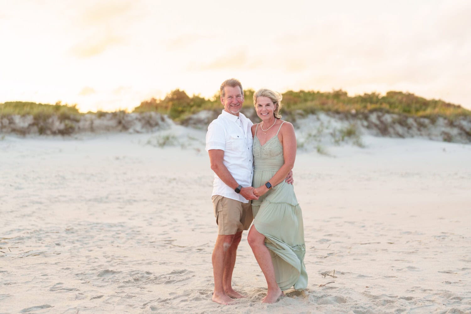 Grandparents in the sunset - Huntington Beach State Park - Pawleys Island