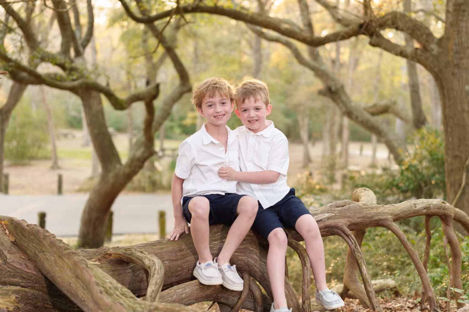 Little brothers by the trees - Myrtle Beach State Park