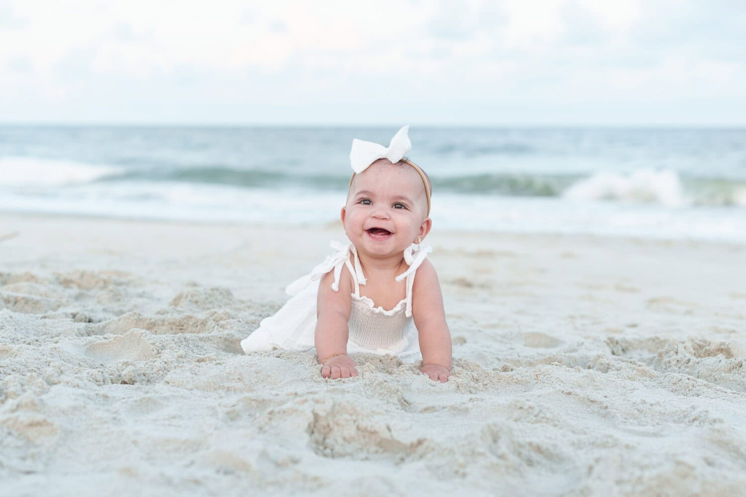 Mom and dad with a new baby girl - Huntington Beach State Park - Pawleys Island