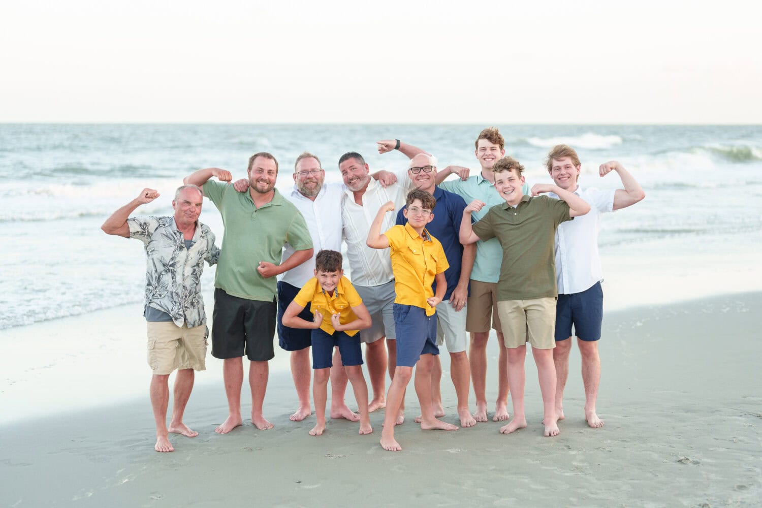 Repeat clients family pictures behind their resort - North Myrtle Beach