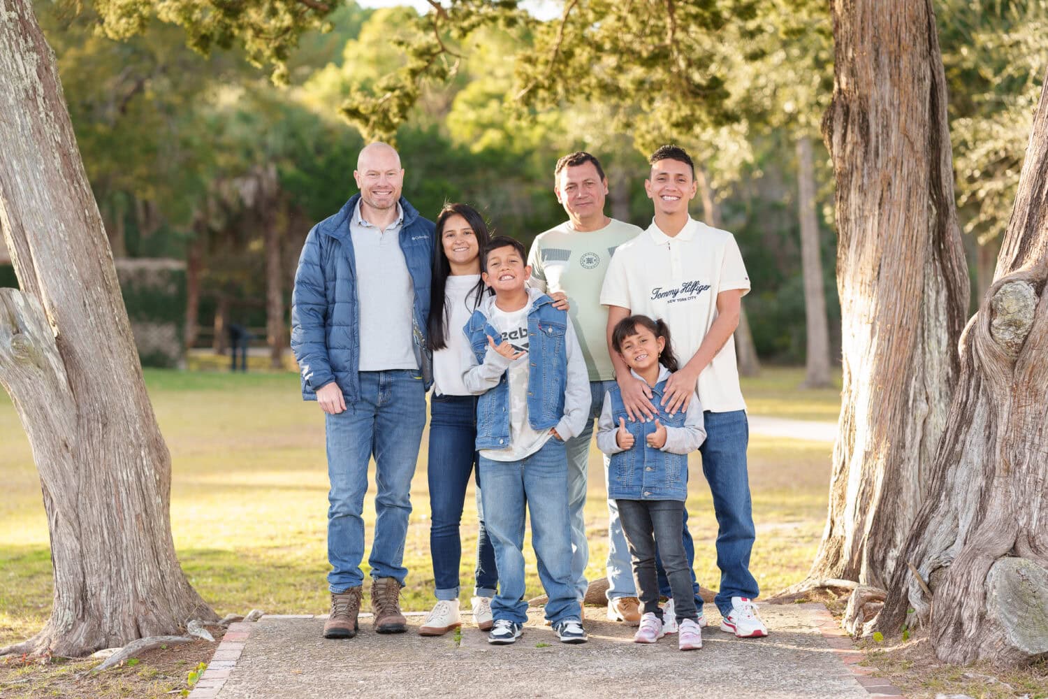 Ryan Smith with his wife and family - Huntington Beach State Park - Pawleys Island