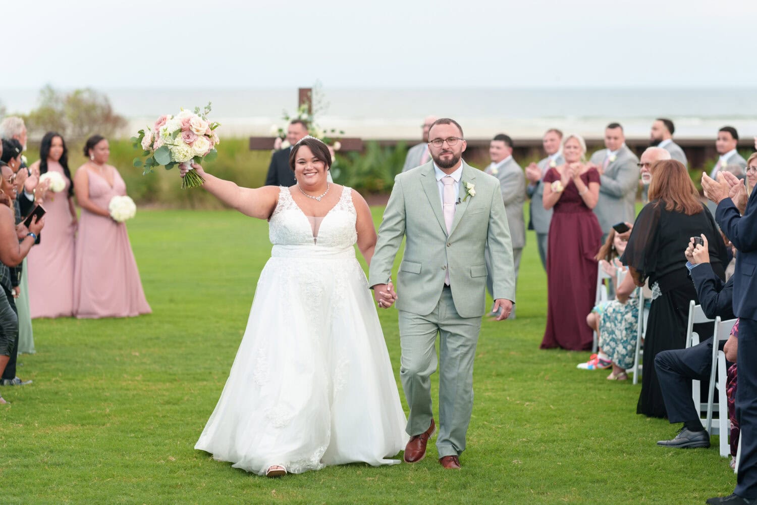 Cheers after the ceremony - Dunes Golf & Beach Club