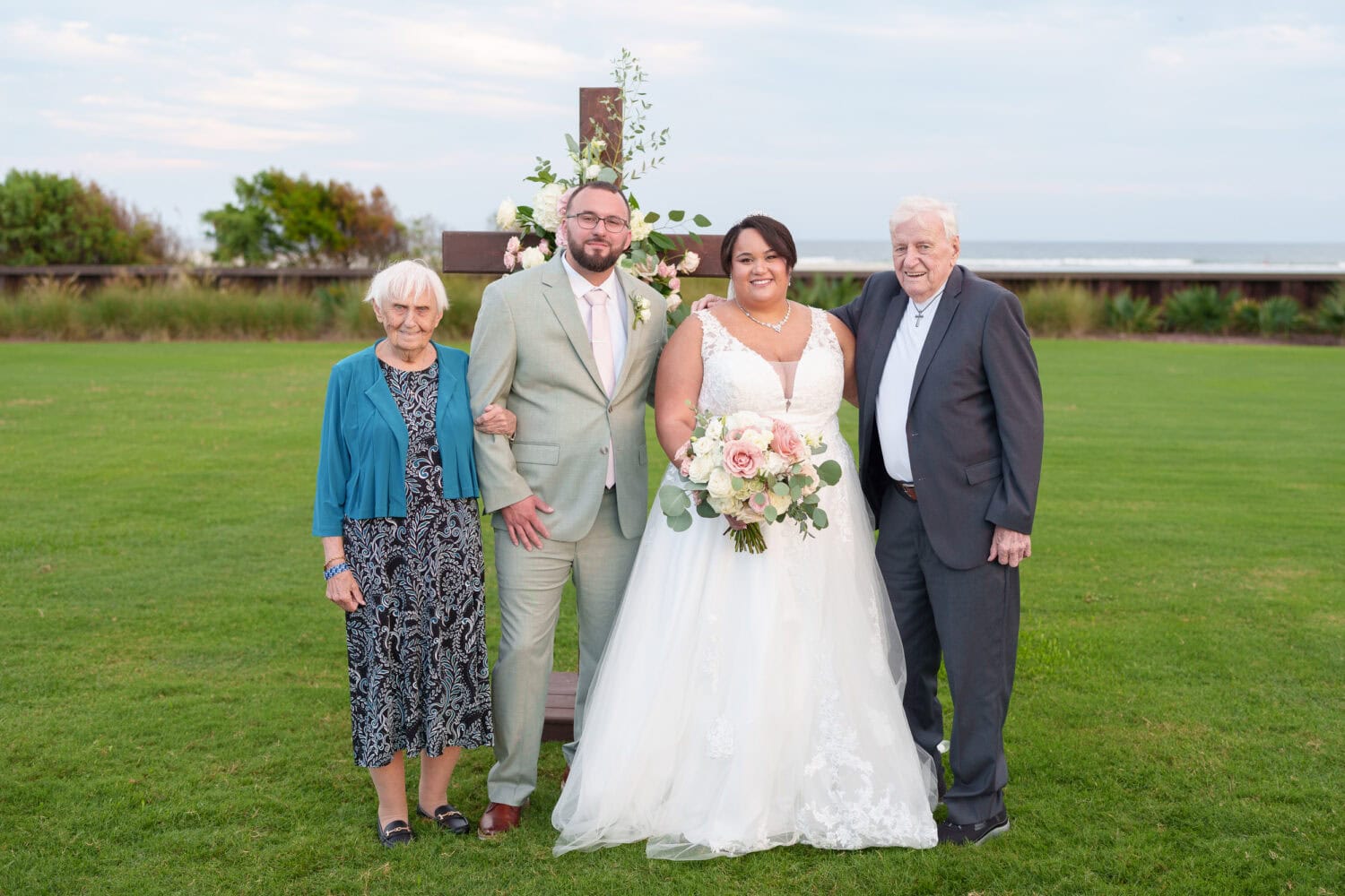 Portrait with grandparents - Dunes Golf & Beach Club