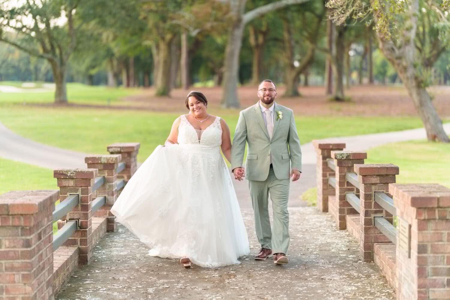 Walking together on the bridge - Dunes Golf & Beach Club