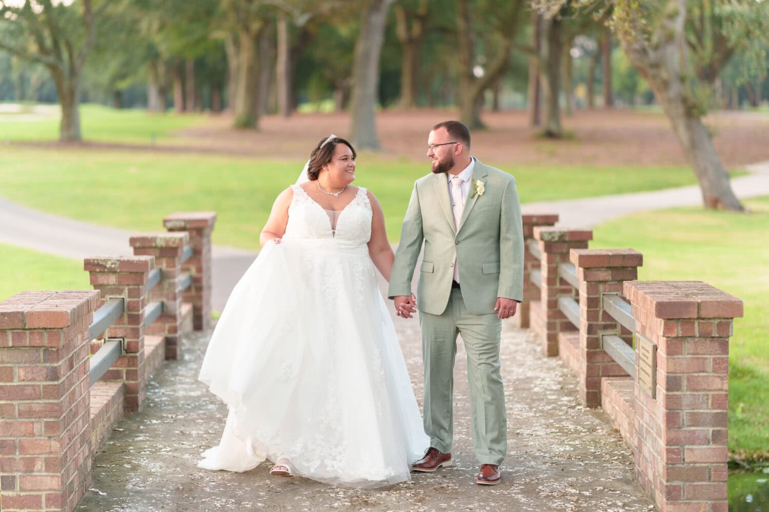 Walking together on the bridge - Dunes Golf & Beach Club