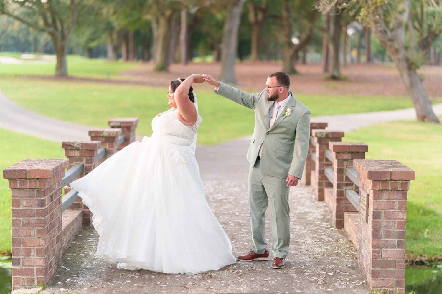 Walking together on the bridge - Dunes Golf & Beach Club