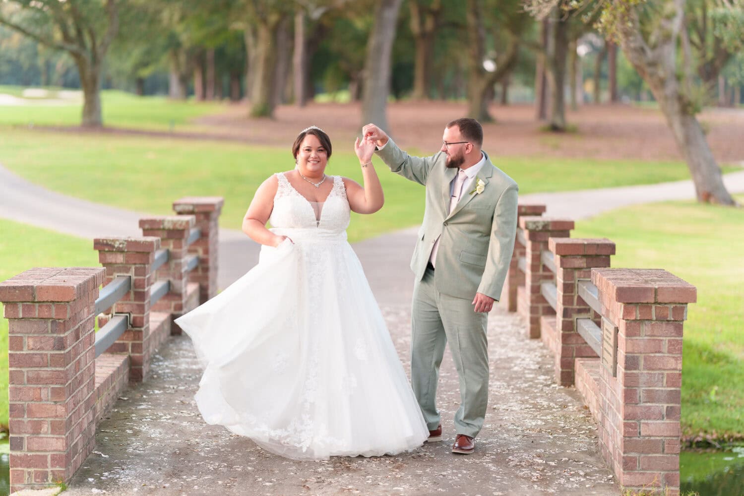 Walking together on the bridge - Dunes Golf & Beach Club