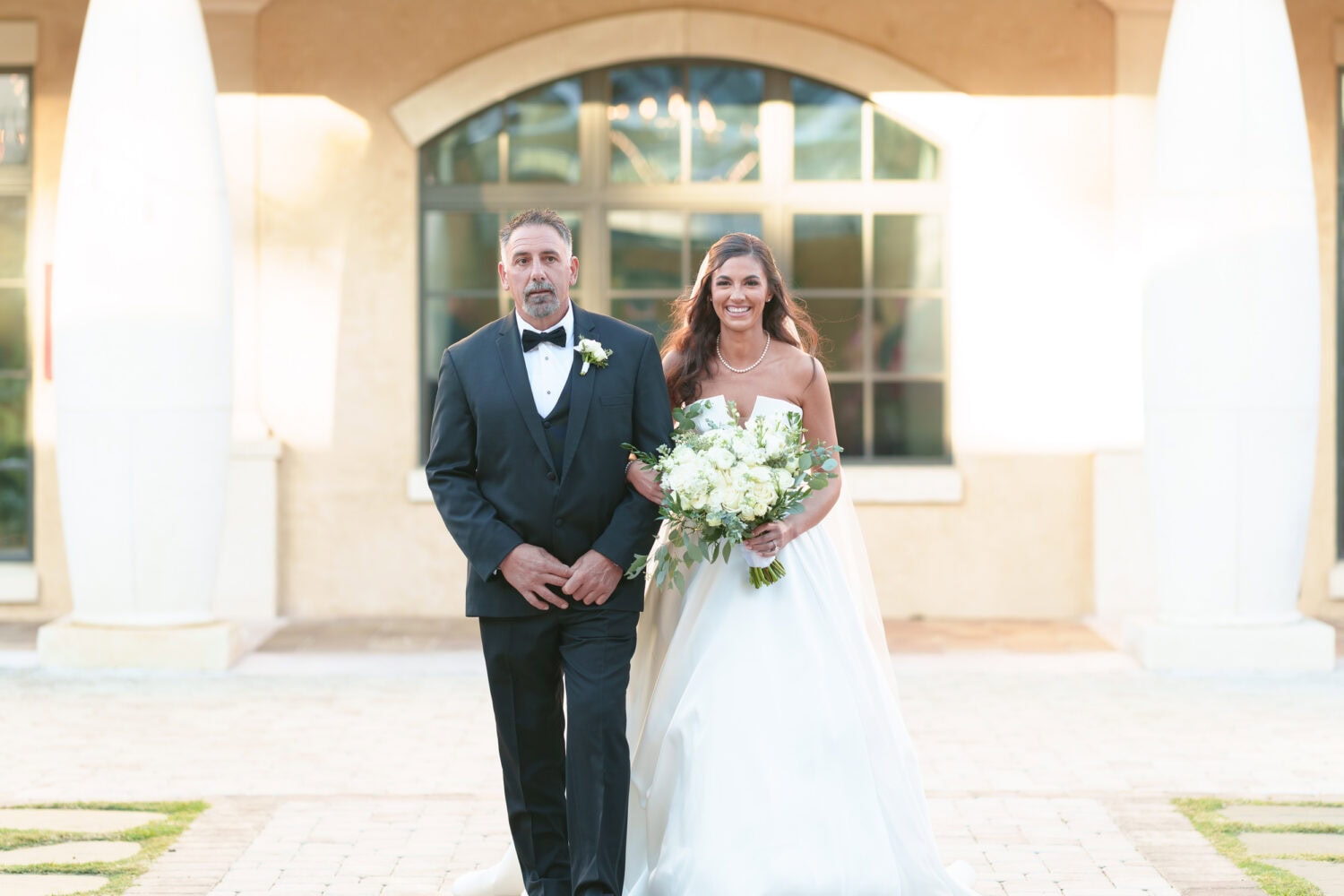 Bride and father walking to the ceremony - 21 Main Events - North Myrtle Beach