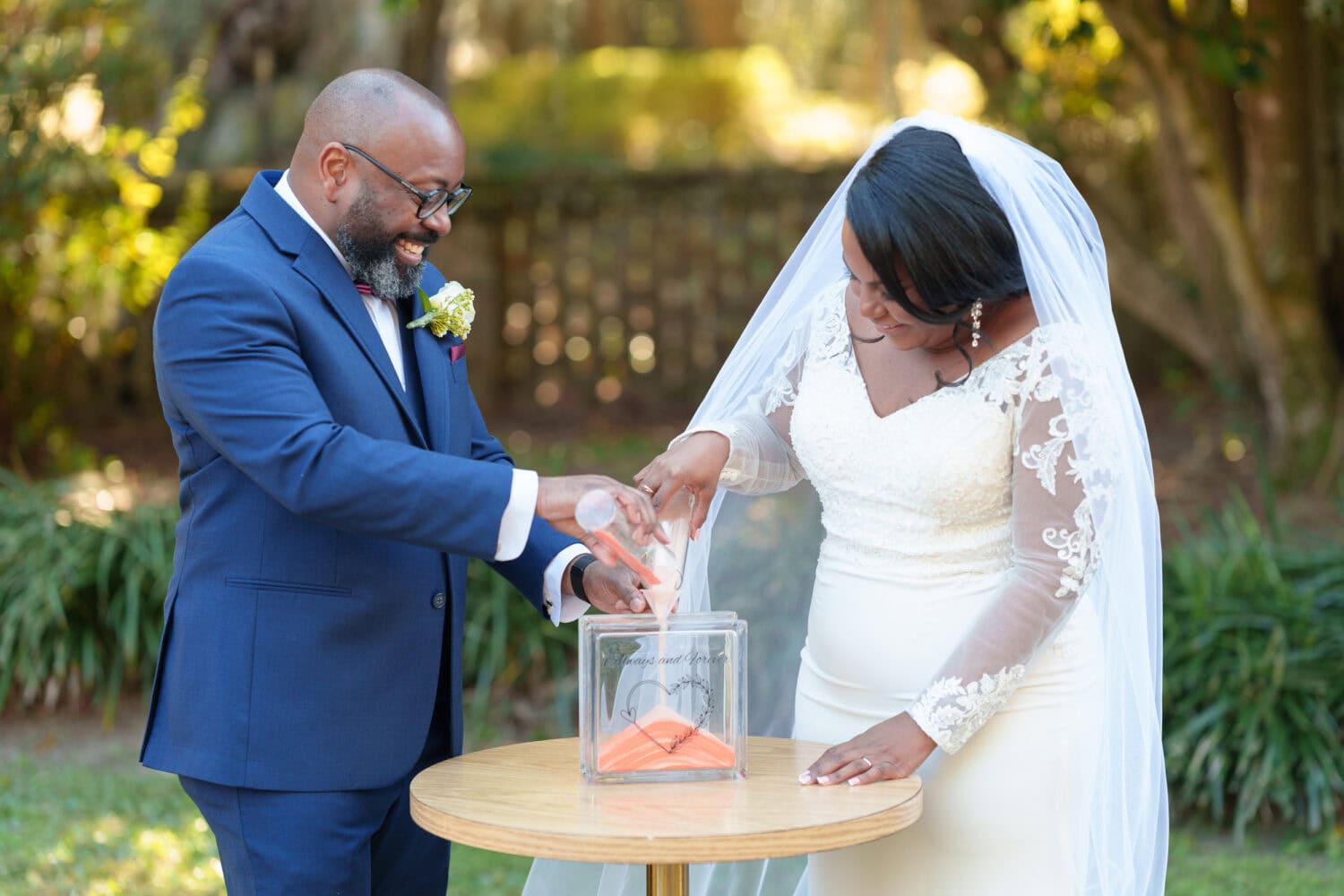 Sand ceremony - Wedgefield Country Club