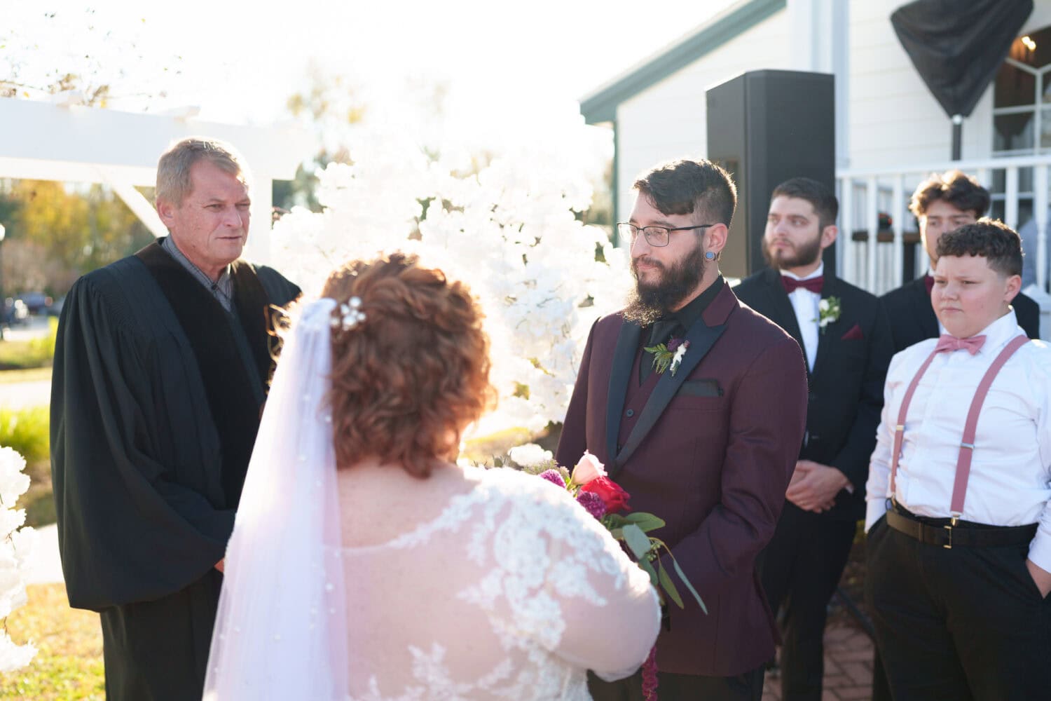 Ceremony at the Inn - The Cypress Inn - Conway, SC