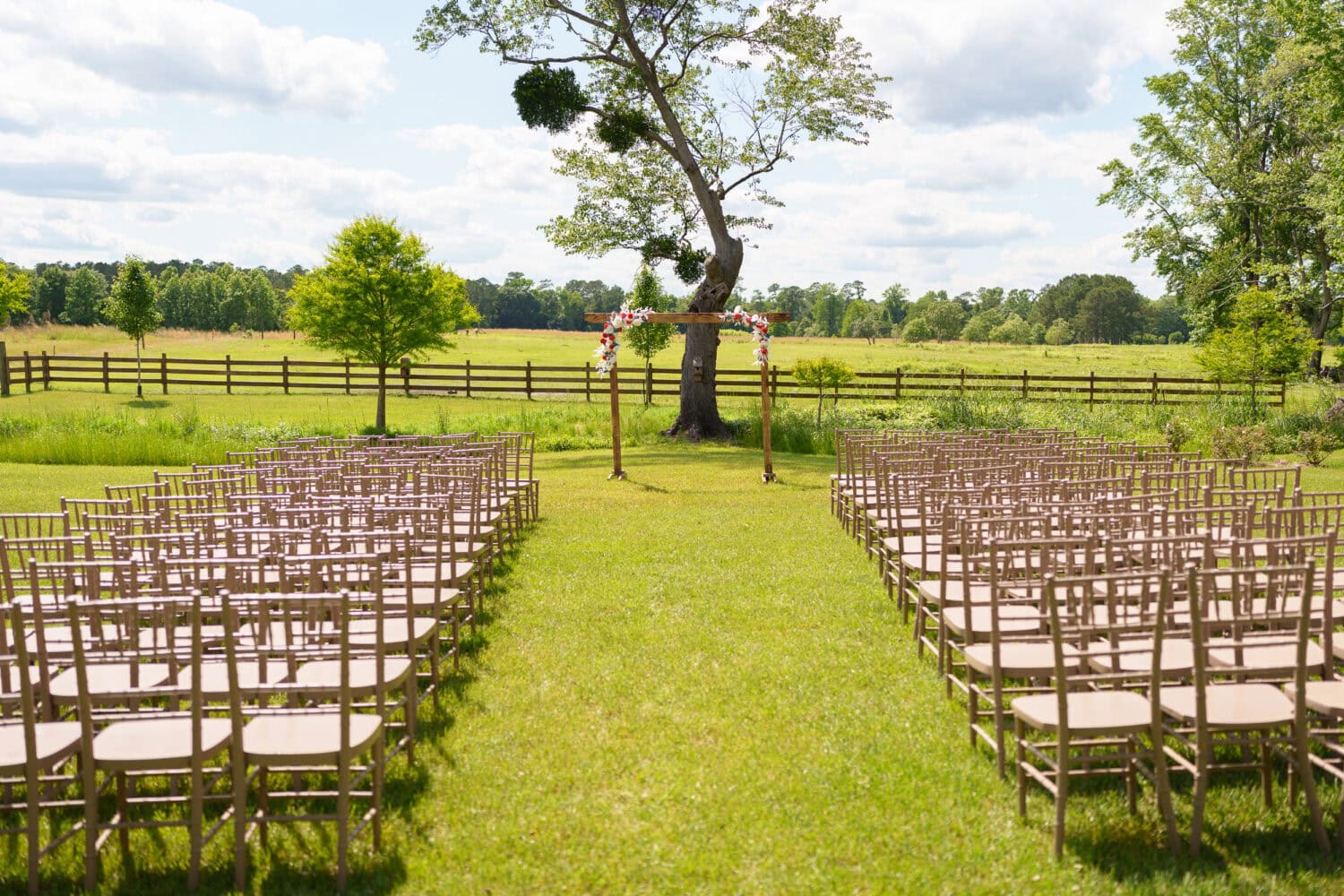 Ceremony location - Wildhorse at Parker Farms